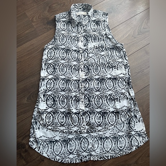 Abercrombie & Fitch Printed Sleeveless Shirt - Picture 1 of 4